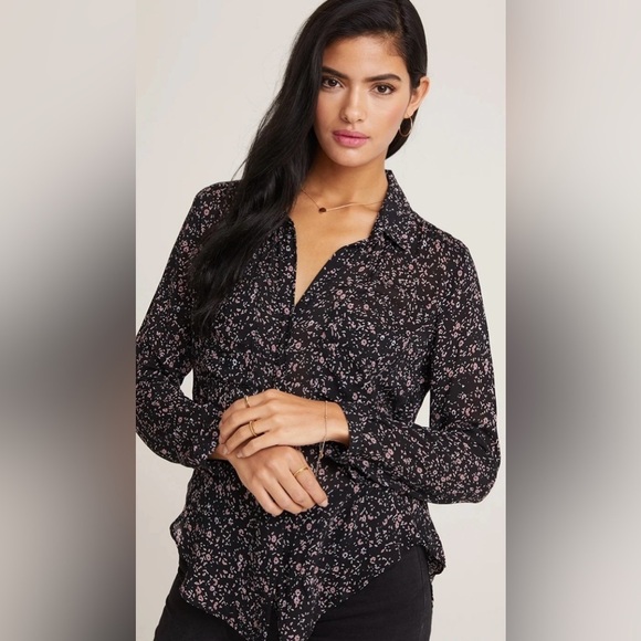 Bella Dahl Tops - Bella Dahl Hipster Button Down Long Sleeve Rayon Blouse Womens Medium